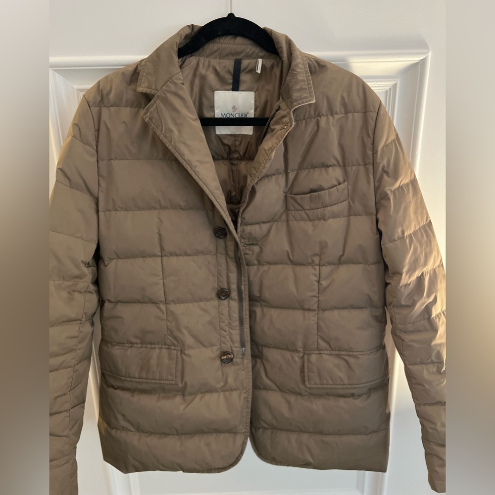 Moncler Olive/Brown Jacket